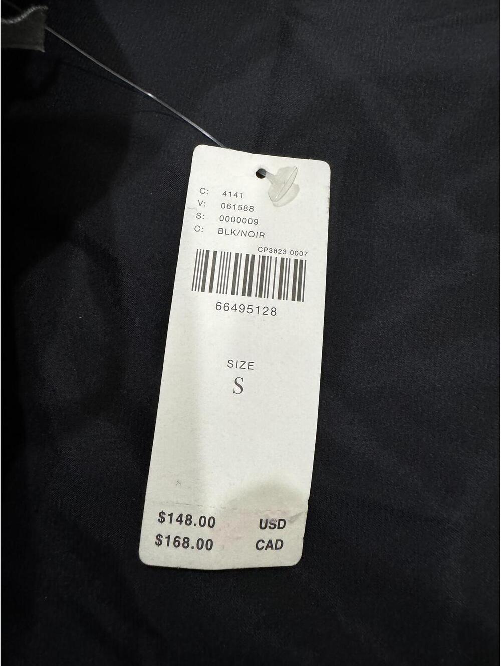 NWT Anthropologie Black Satin Tie Front Midi Slip Dress Duster Small - Picture 5 of 8